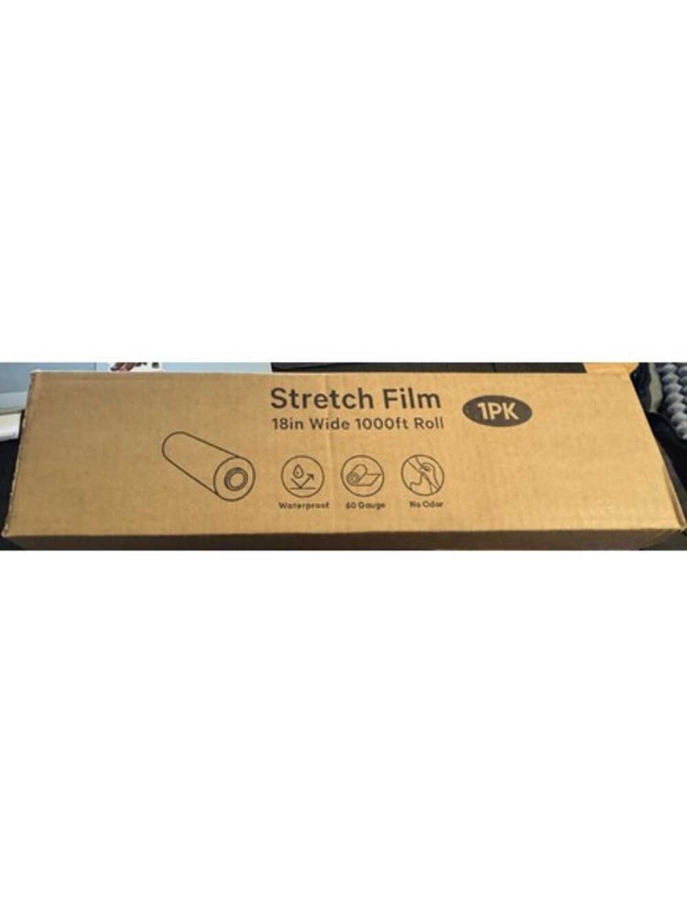 Stretch Film 18" Wide 1000 Foot Roll 60 Gauge Waterproof New